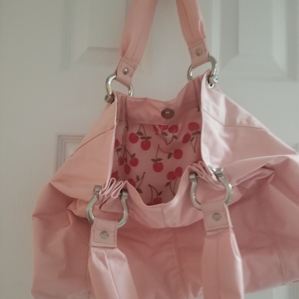 Pink Nylon bag